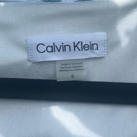 Calvin Klein Light Blue Floral Maxi Dress - Picture 6 of 7